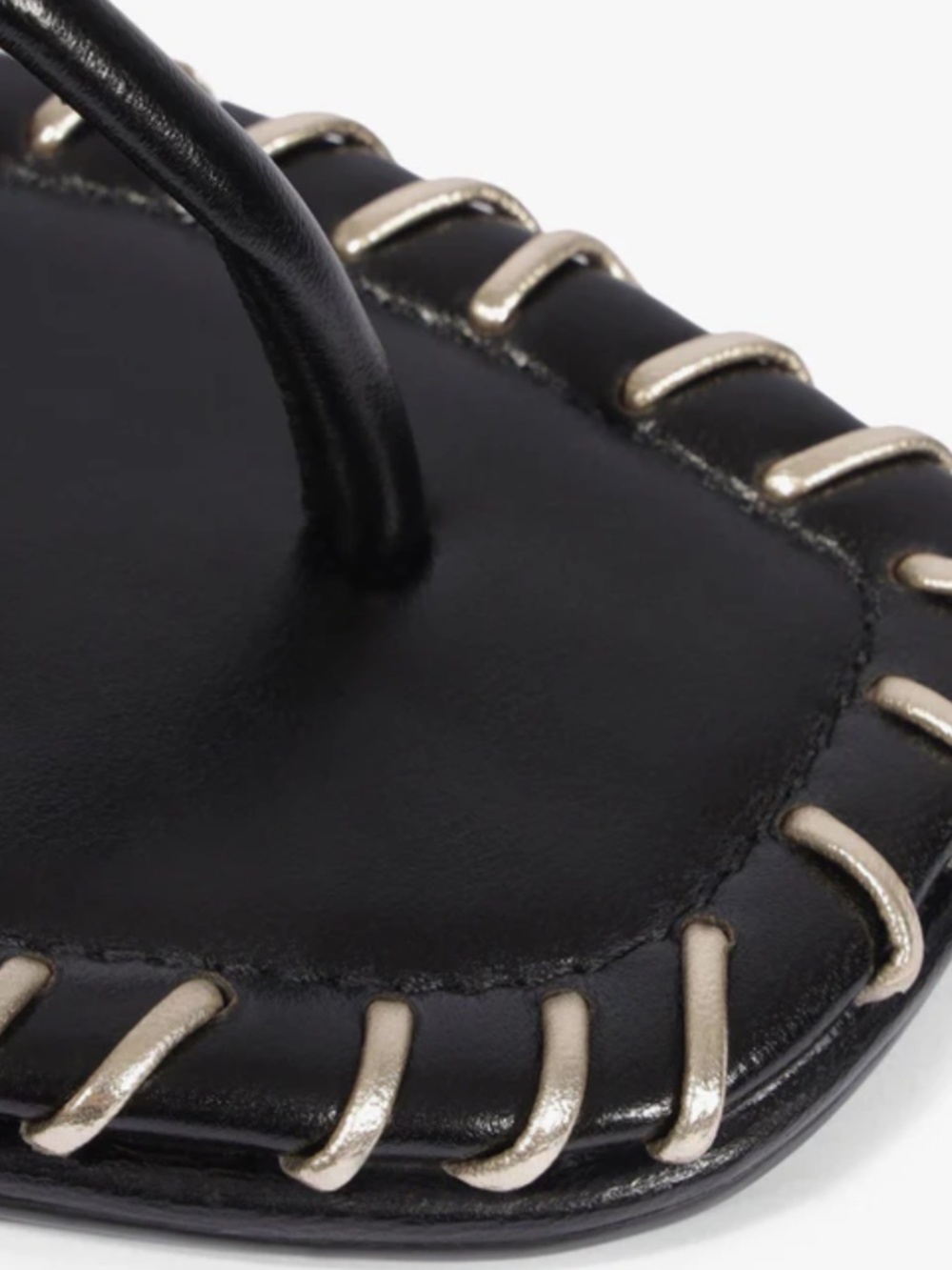 SCHUTZ ELSHA SEWING LEATHER SANDAL 7.5 - Picture 5 of 11